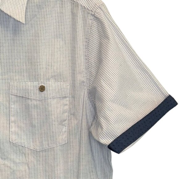 Mens Moda Campia Short Sleeve Button Down Shirt - Size L - Picture 3 of 6